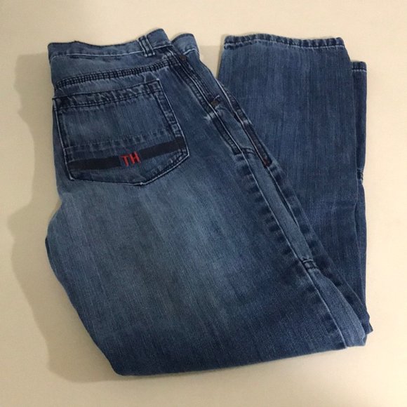 {Tommy Hilfiger} Vintage Patchwork Jeans - Picture 7 of 8